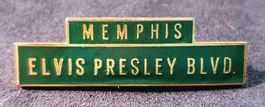 Z002 - Pin Straasen Schild MEMPHIS Elvis Presley BLVD.