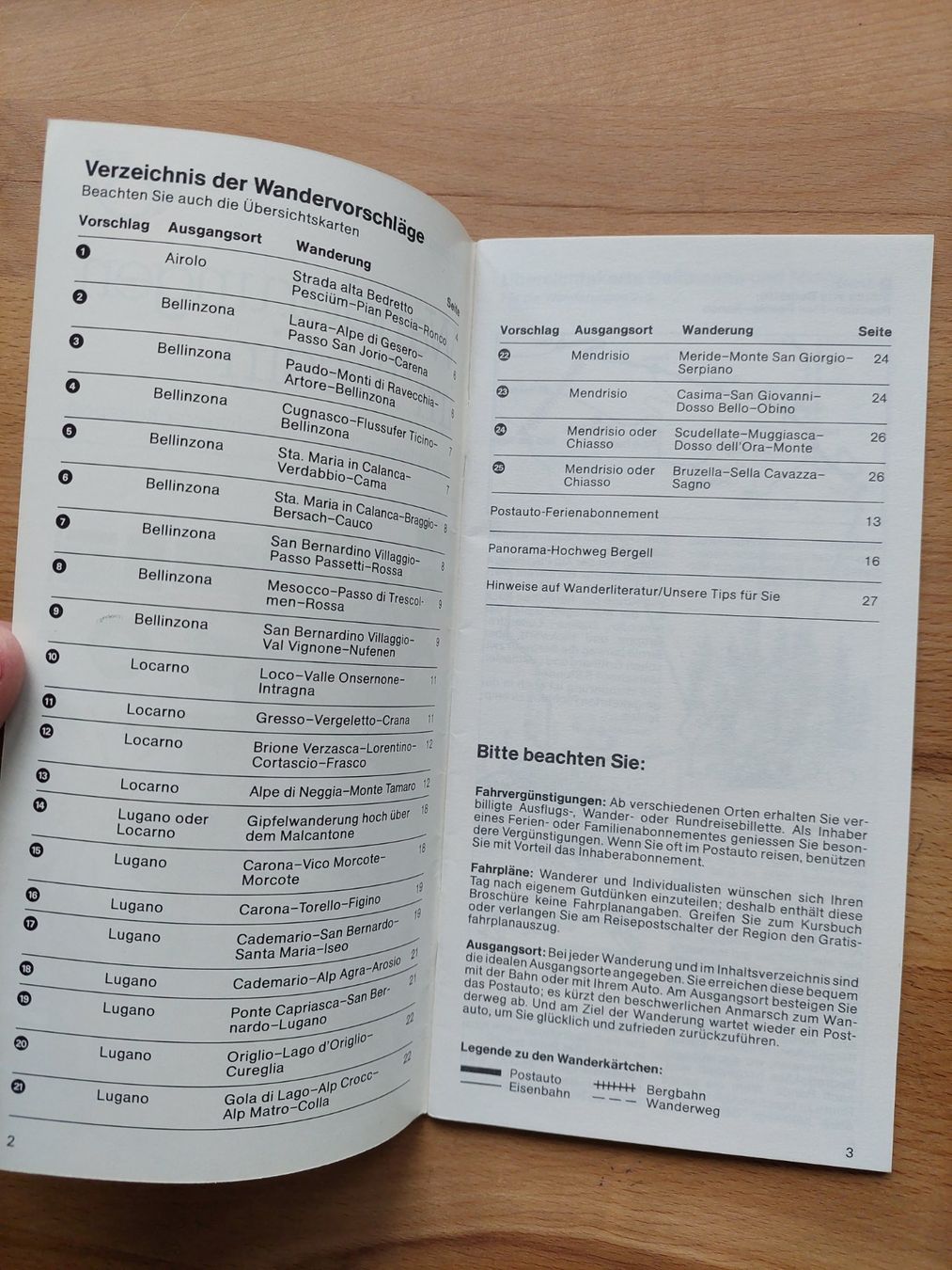 Documenti: 4 alte Prospekte Mit dem Postauto zum Wanderweg – Usato da Obfelden venduto da Foto_Bild_Kunst_Buch 2