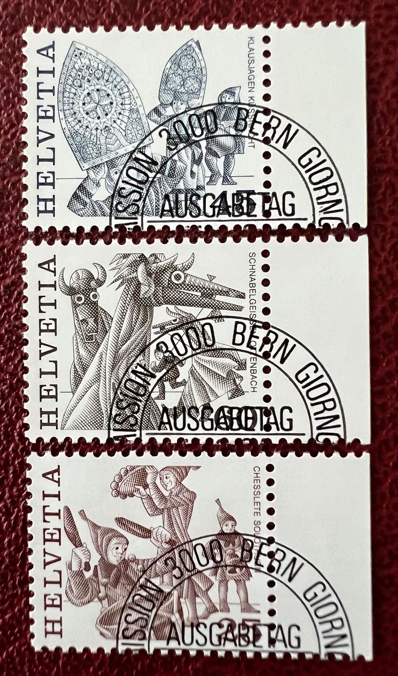 Tutti i francobolli: Volksbräuche 1982 - 1984 ET – Usato da Endingen venduto da haifu
