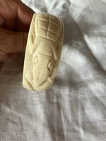 Vintage Armreif geschnitzt „Krokodil“ aus Afrika