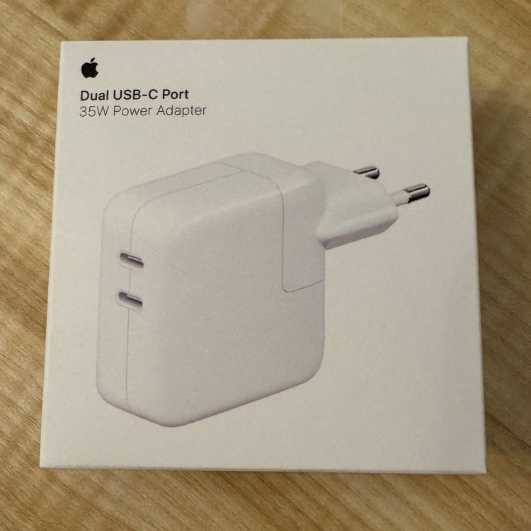 Original Apple 35W USB C Dual Port Power Adapter Neu Neu Und 