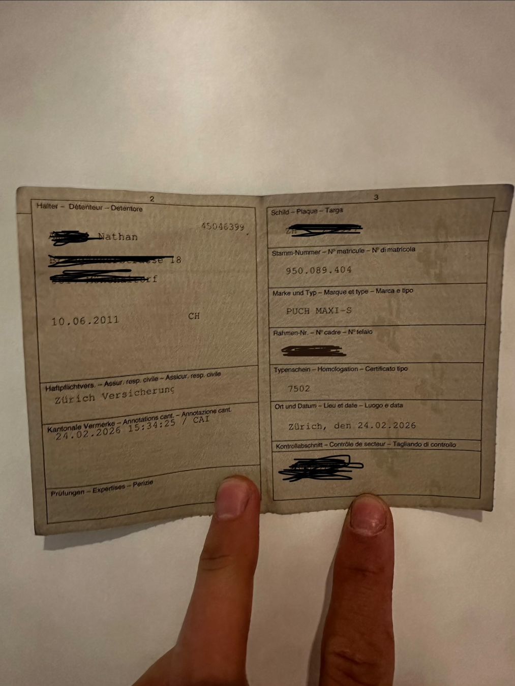 Puch Ciclomotori: Puch Maxi S Blau – Usato da Mönchaltorf venduto da Malediven04 5