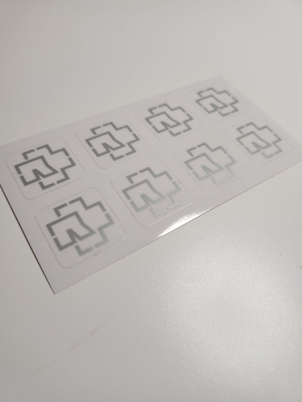 Sticker: Rammstein Sticker Bogen Logo – Nuovo e nell'imballaggio originale da Niederurnen venduto da Ghost.recon