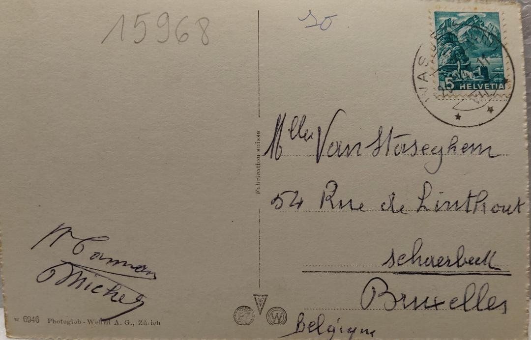 Cartes postales: WASSEN mit Sustenstrasse - 1947 – D'occasion à Delémont par Domdom1 1