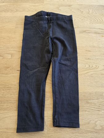 Leggings Gr. 86 h&m, schwarz Baumwolle
