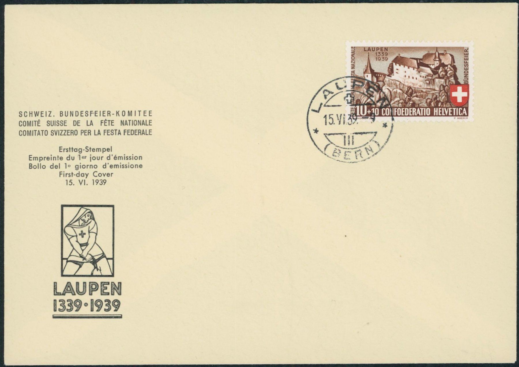 Tous les timbres: 1939 - Pro Patria - Ersttagsbrief FDC ET – D'occasion à Schindellegi par leecollect