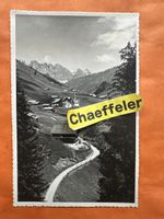Alte Ansichtskarte1947  St. Antönien und Scheinenfluh 