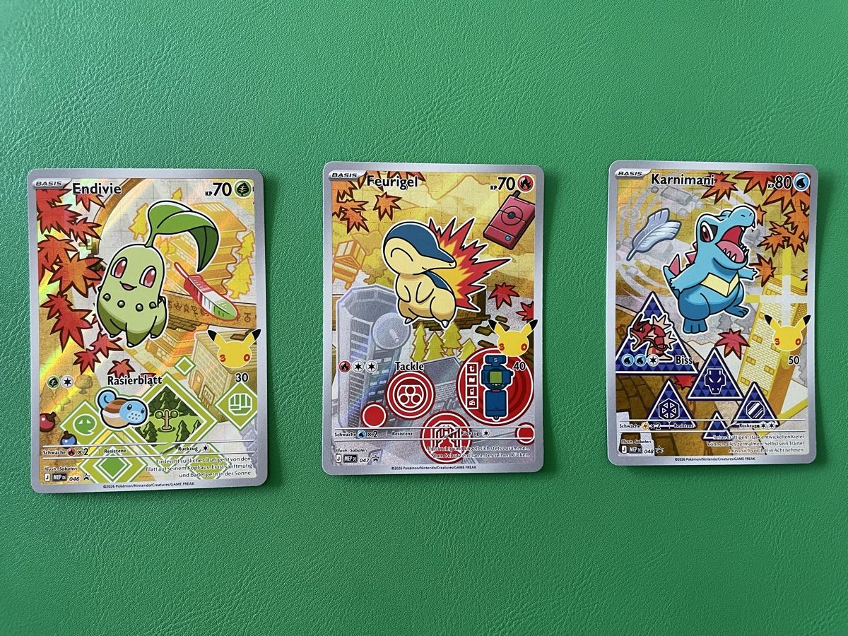 Pokémon Carte collezionabili: Pokemon First Partner Johto Starter – Nuovo (secondo la descrizione) da Wallisellen venduto da ale_v9vd