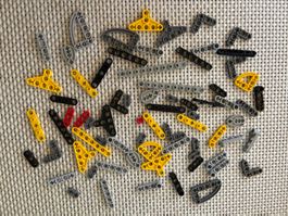 Lego Technik flache runde Lochbalken LotX