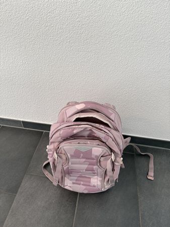Schulthek / Rucksack, pink camouflage, super Zustand, für'n 