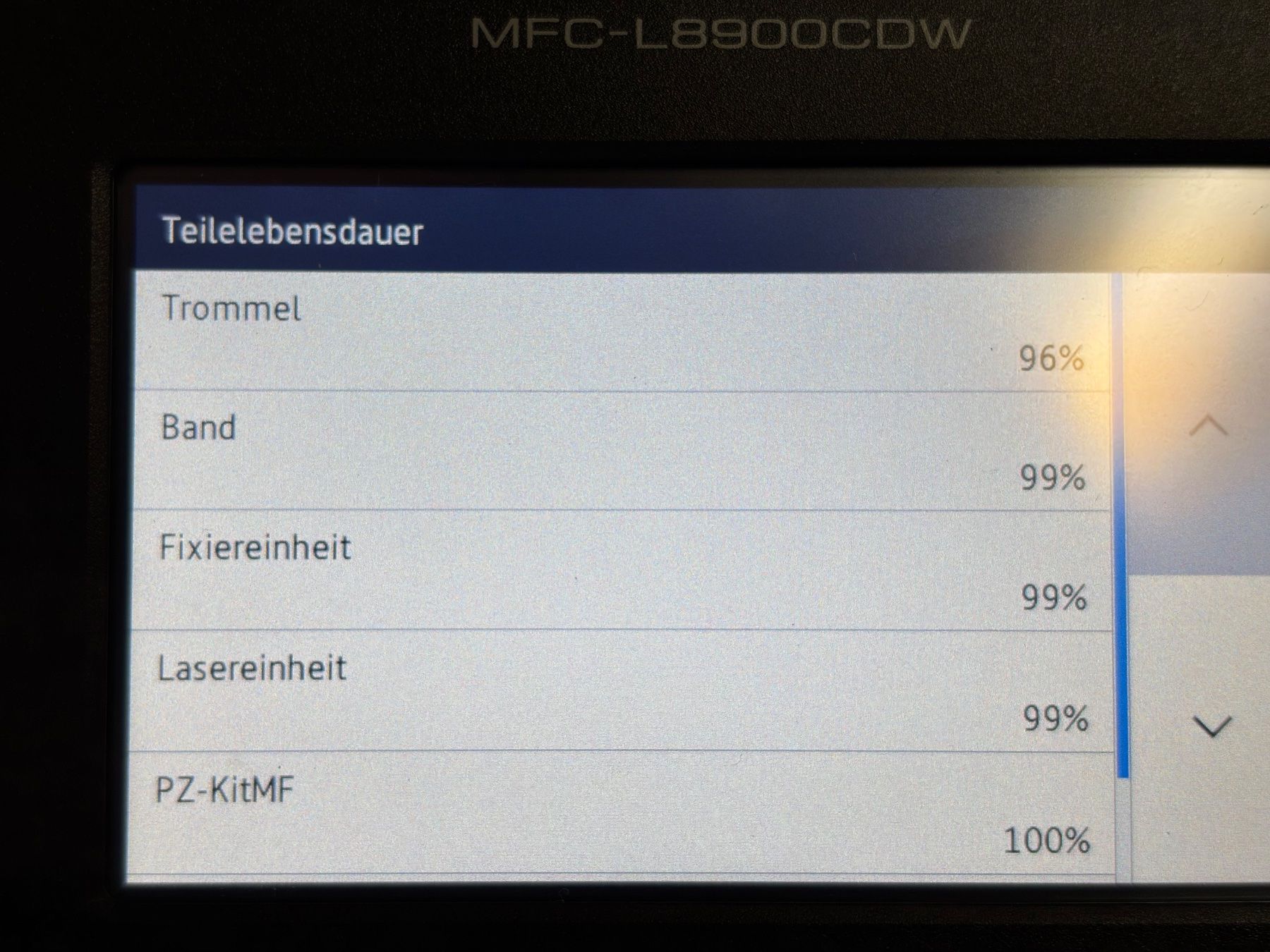 Brother Imprimantes: Brother MFC-L8900CDW Farblaser Multifunktionsdrucker – D'occasion à Wagen par wolf115 2