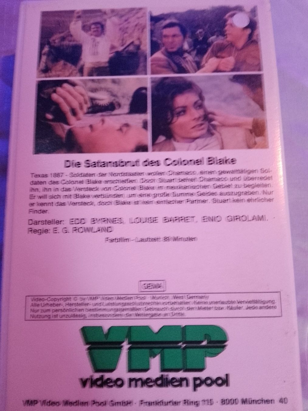 Alle VHS: Die Satansbrut des Colonel Blake - VMP VHS – Gebraucht aus Remetschwil von Privatflohmi 2
