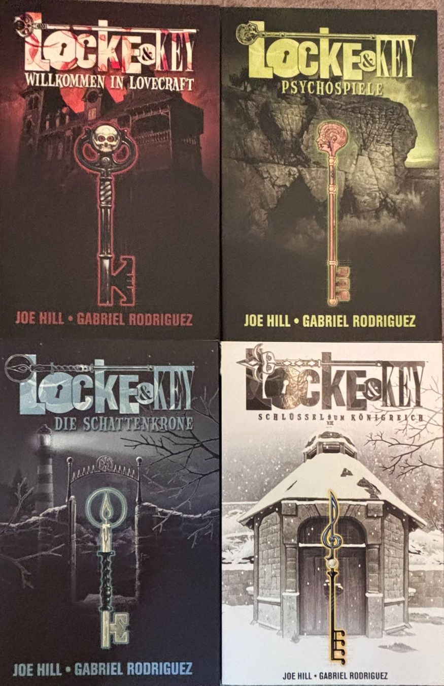Fumetti: Locke & Key Band 1-4 Komplett Joe Hill Panini Comic TPB – Usato da Brunnen venduto da mel_79gf