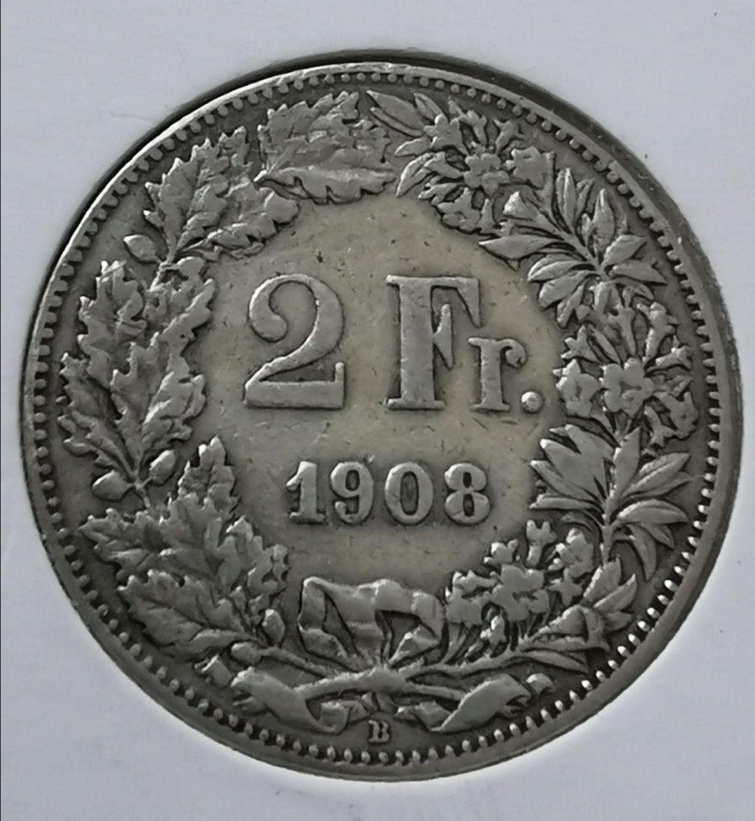 Toutes les monnaies: 2 Franken 1908 Silber – D'occasion à Zürich par turbopuz