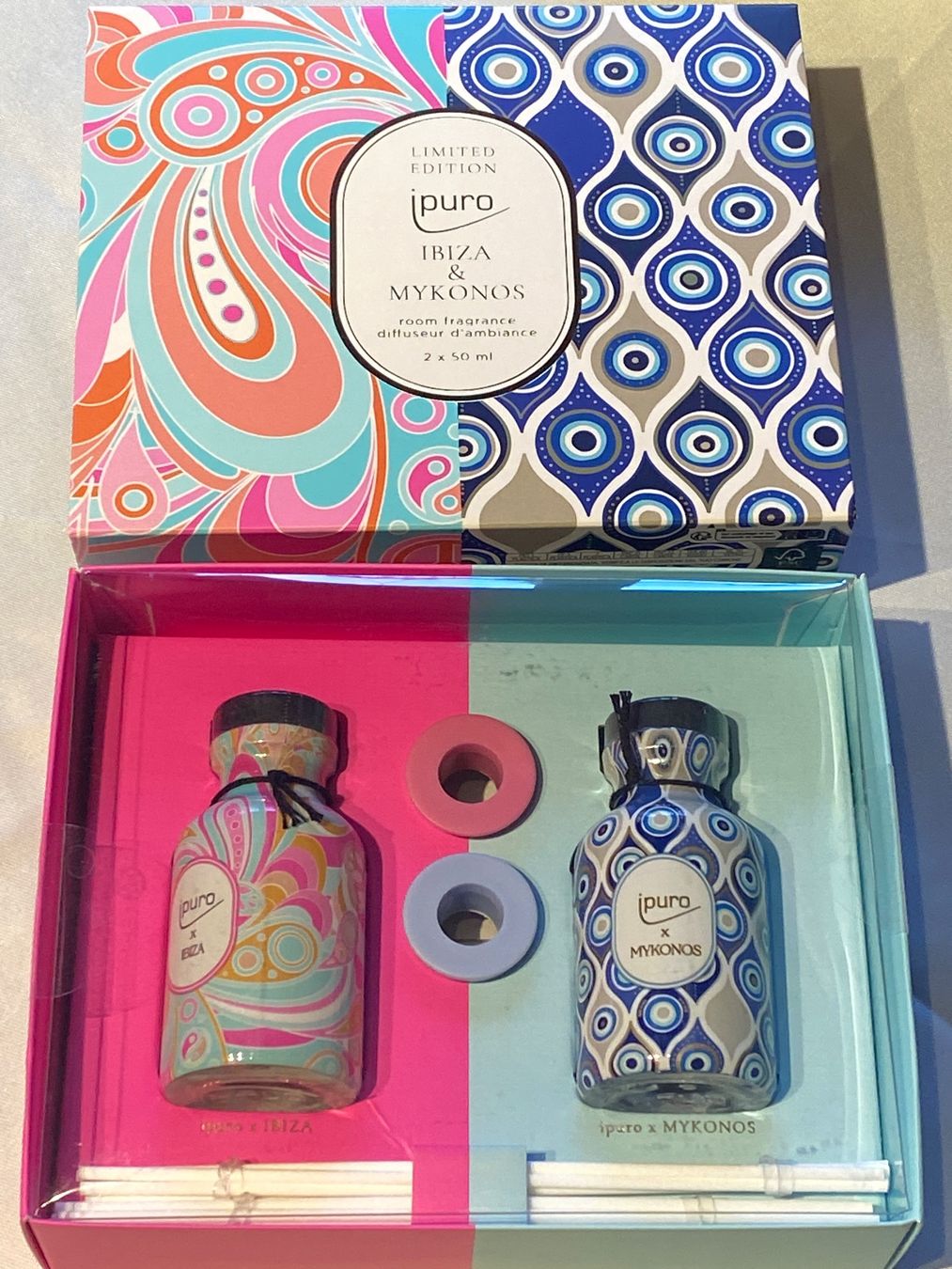 Ipuro Spray per ambienti: DUFTSET-GESCHENKSET IBIZA – Nuovo e nell'imballaggio originale da Meienried venduto da ManuelaBoutique