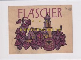 Etikette für Wein - FLAESCHER /bd