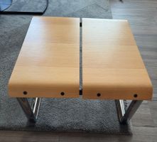 Giroflex Tisch Chromstahl mit Holz