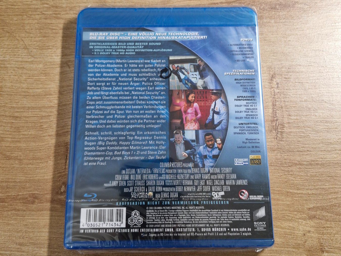 Tutti i DVDs: National Security (2002) NEU OVP Bluray – Nuovo e nell'imballaggio originale da Pfungen venduto da Whitie 1