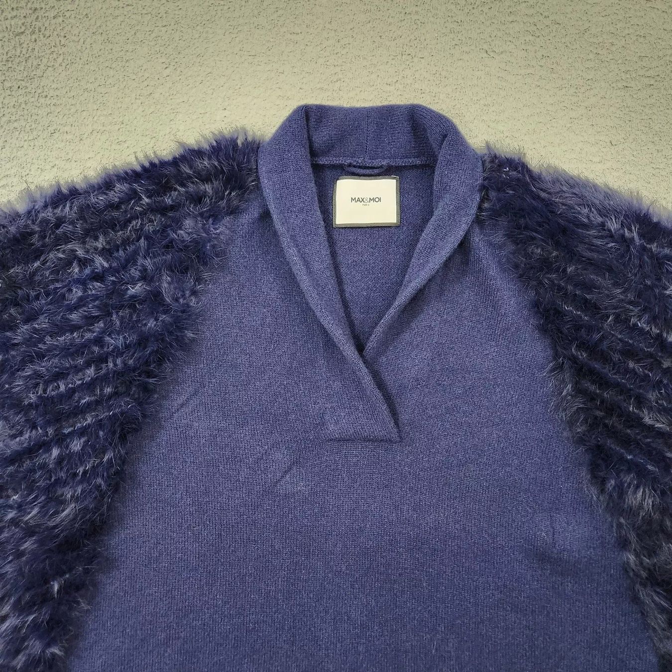 Max & Moi Maglioni & Felpe: MAX&MOI Pullover Cape Kaschmir Pelz – Usato da Obergösgen venduto da crystalfox 7