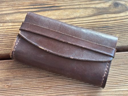 antikes Schuhmacherwerkzeug Fingerlinge Fingerschutz m. Etui