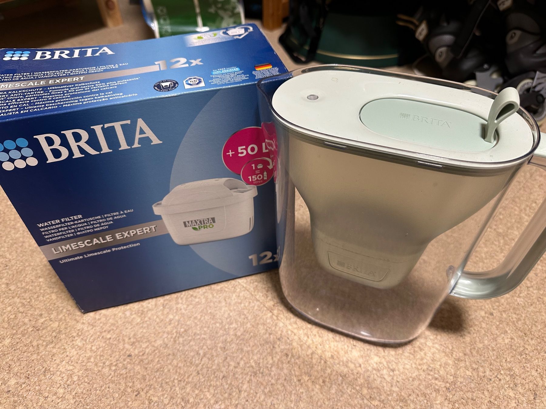 Brita Elettrodomestici da cucina: Brita Tischwasserfilter inkl. 9 Filterkartuschen – Usato da Altstätten SG venduto da reb_rtw6 1