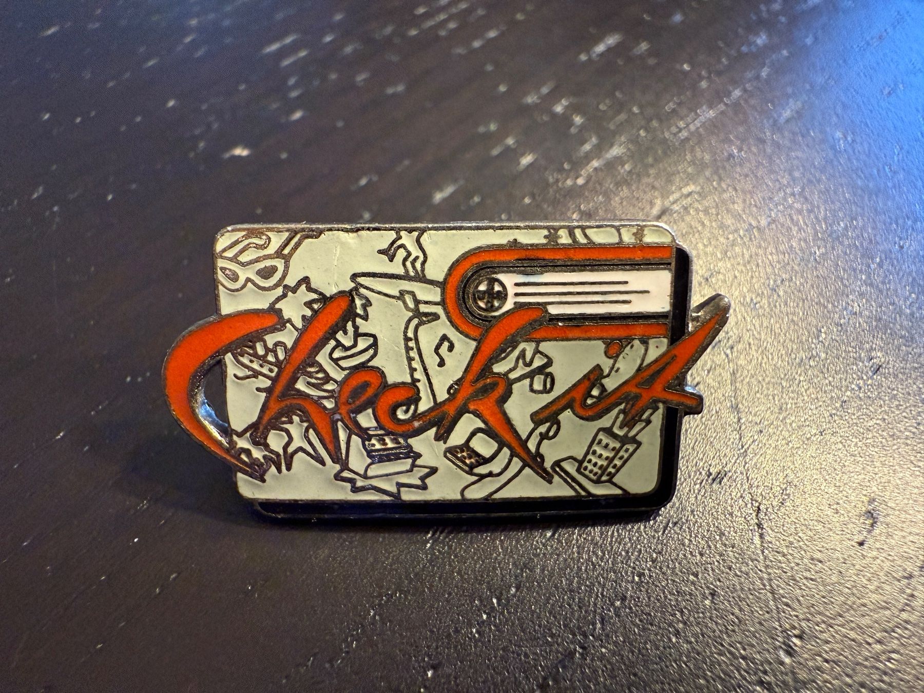 Plaketten & Abzeichen: Check It Anstecknadel Pin Abzeichen Selten Vintage – Gebraucht aus Erstfeld von Uhu1980