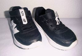 Knaben-Sneakers, Schwarz/Weiss, Gr.  22.5 * NB * Neuwertig