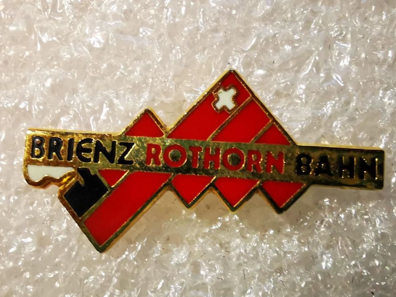 Placchette & Badge: Ansteckpin 7: Brienzer Rothornbahn – Usato da Oppligen venduto da Pin-Fall-Shop