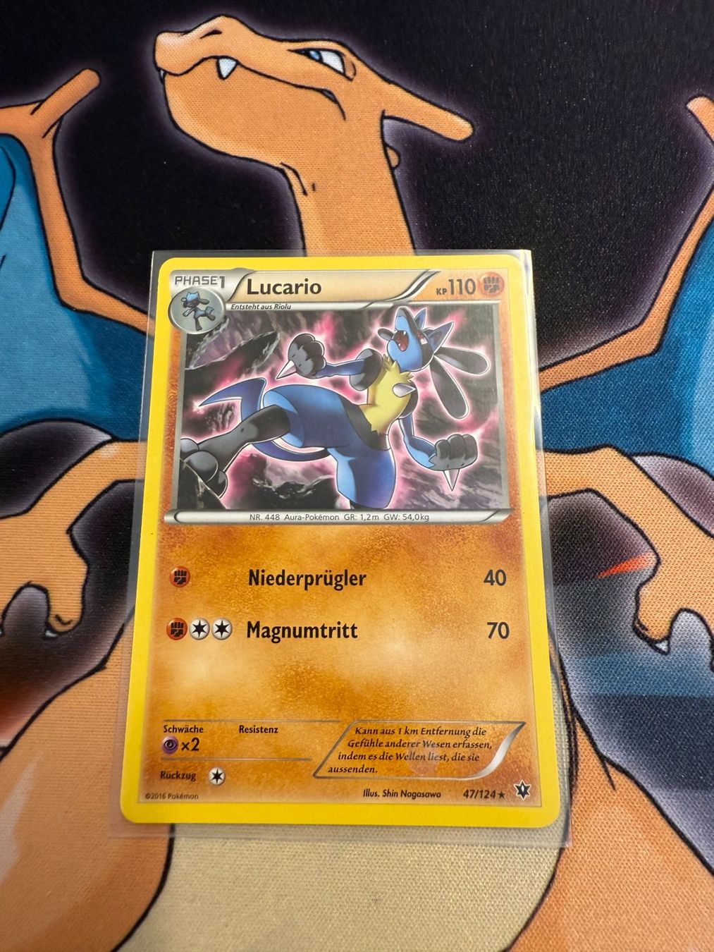 Pokémon Sammelbilder & Trading cards: Lucario (FCO 47) - Schicksalsschmiede – Neu (gemäss Beschreibung) aus Bülach von Pfrenzel