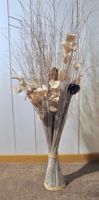 Trocken Blumen Deko Strauss Gras Halme Bündel Shabby Chic