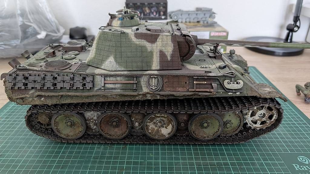 Modellismo RC: 1:16 Tamiya RC Panzer Panther ww2 – Usato da Lommiswil venduto da Liteljoetoy44 1
