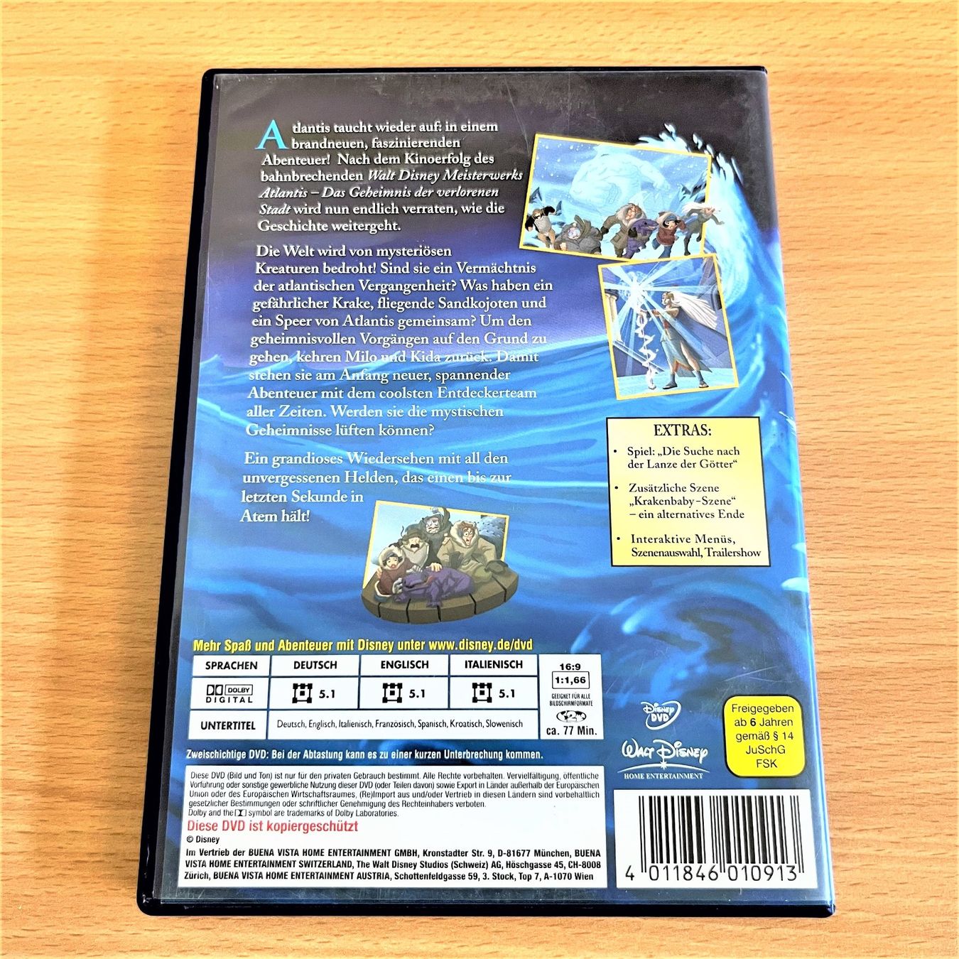 Tutti i DVDs: DVD - Atlantis - Die Rückkehr – Usato da Amlikon-Bissegg venduto da allerlei-versand 2