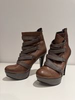 ⁠Kangun Shoes Leder Stiefeletten / Boots Braun – Gr  38⁠