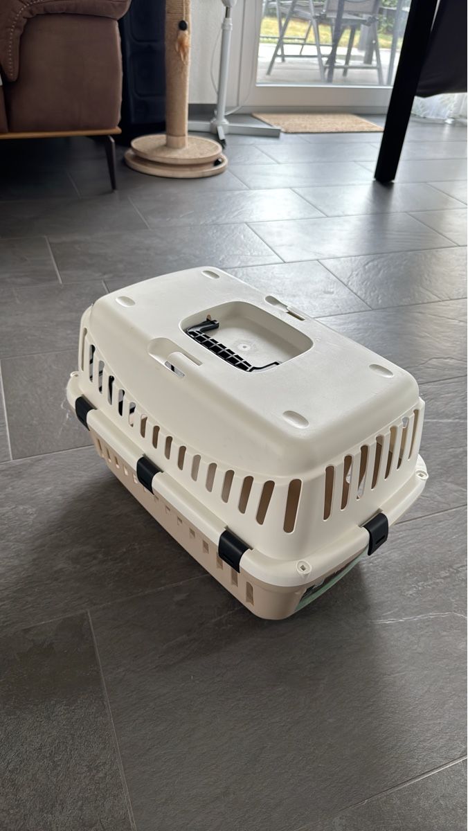 Gabbie, trasporto & Sicurezza: Transportbox weiss gebraucht – Nuovo (secondo la descrizione) da Lengnau BE venduto da skittles27