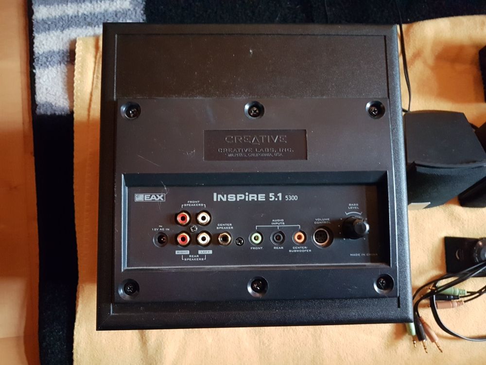 Creative Inspire 5300 Lautsprecher-System, Top! (Gebraucht) in - Main Image
