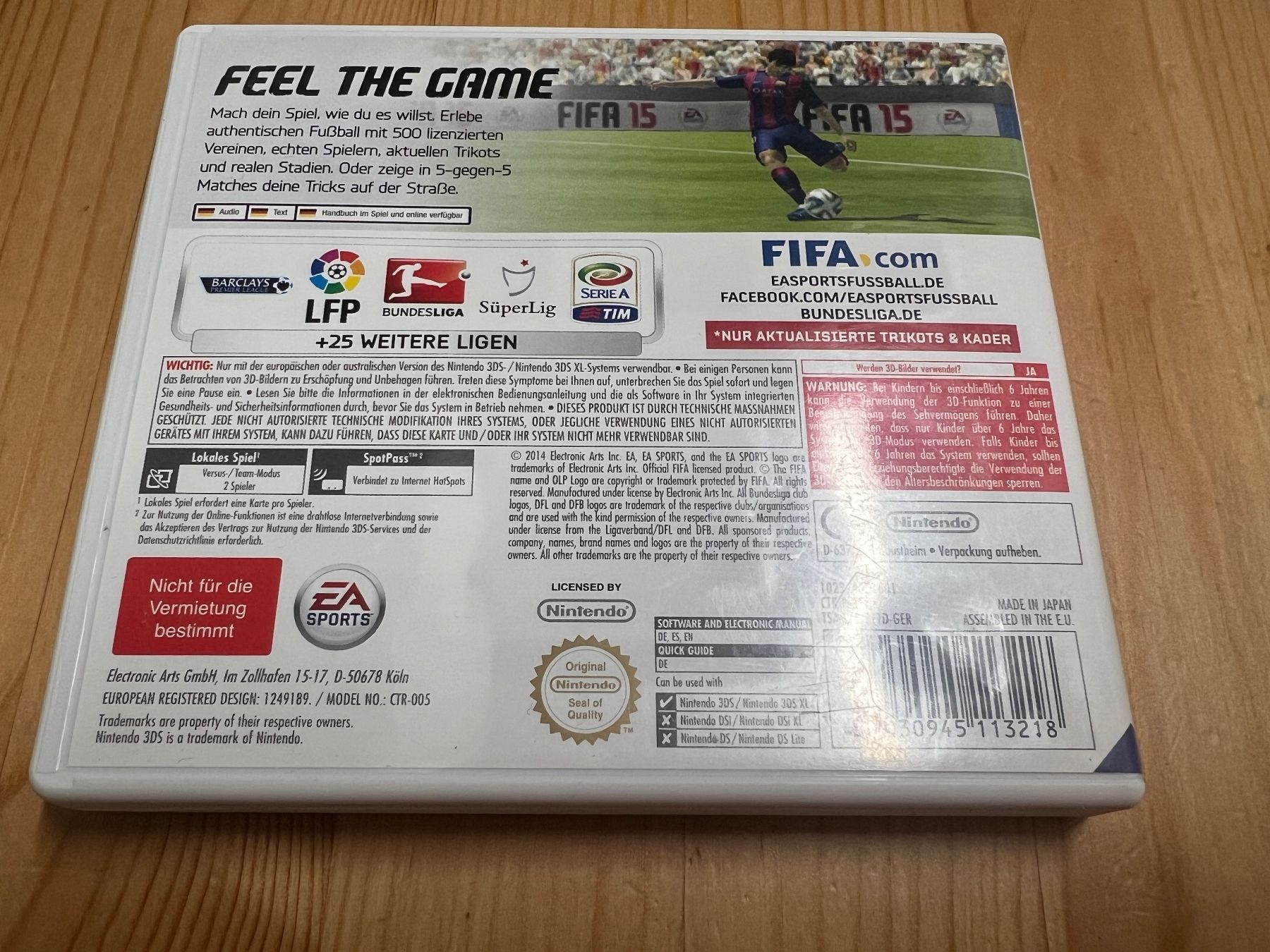 Nintendo Giochi: 3DS FIFA 15 Legacy Edition – Usato da st.gallen venduto da SoCre75 2