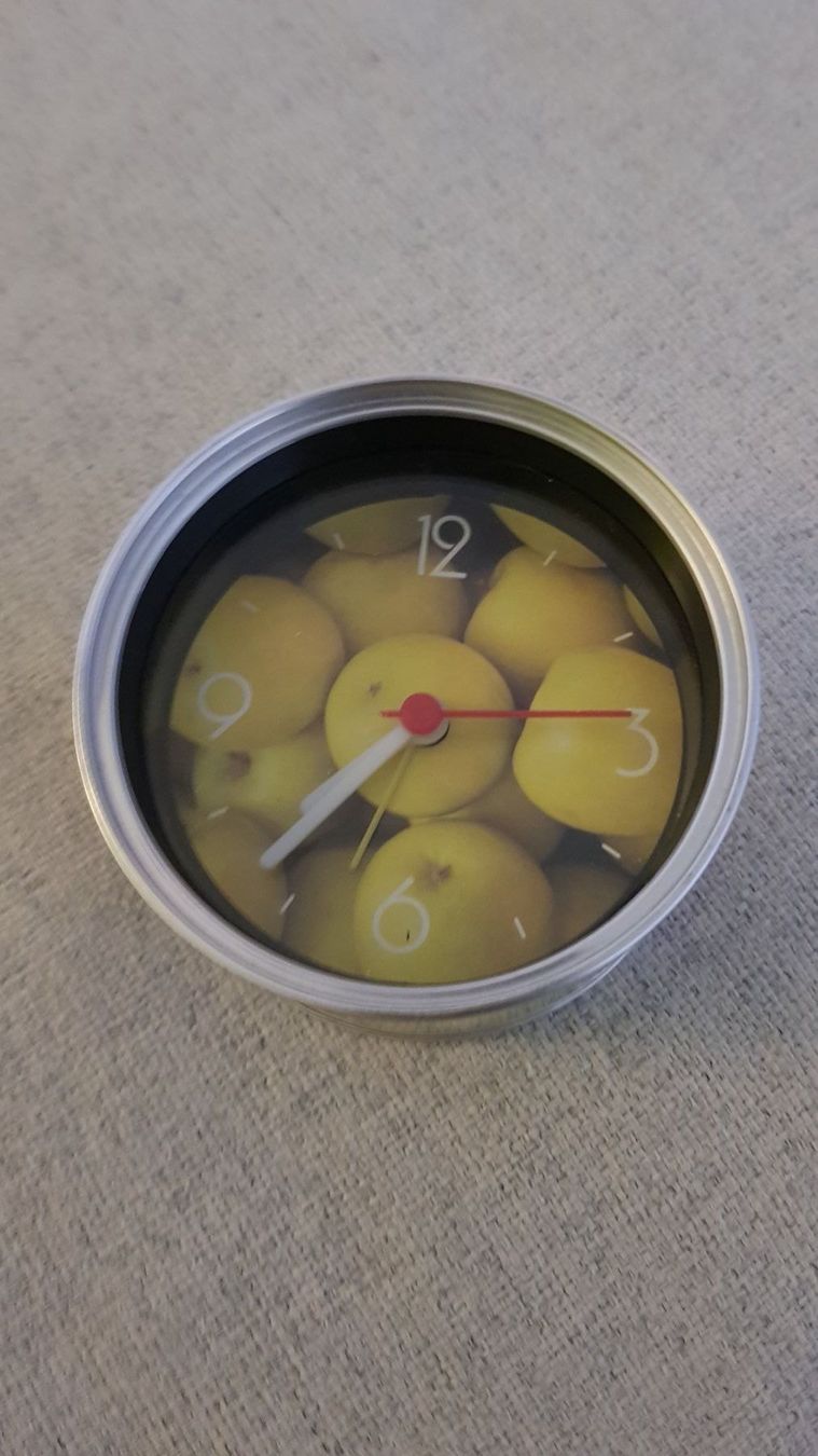 Orologi: Quarzuhr in cooler Apfeldose – Nuovo (secondo la descrizione) da Dübendorf venduto da Nemo_0 4