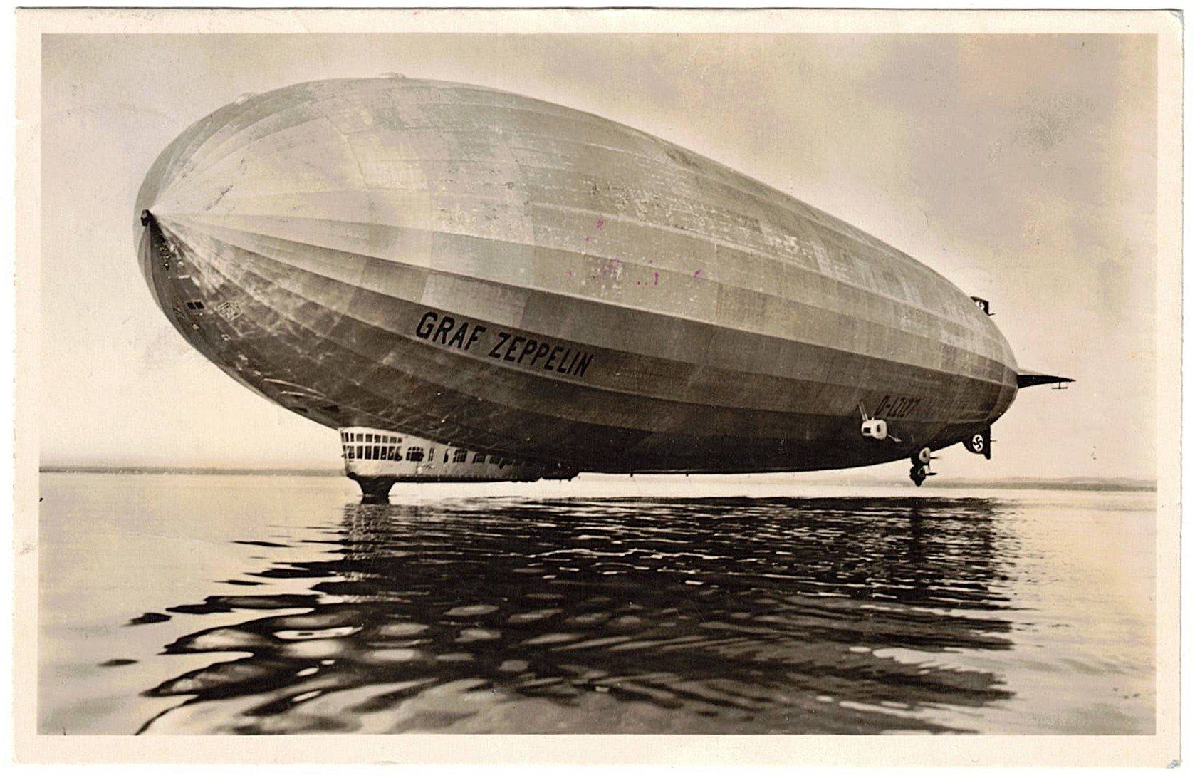 Cartes postales: Luftschiff Graf Zeppelin a.d. Bodensee - Zeppelin-Stempel – D'occasion à Gossau ZH par granby