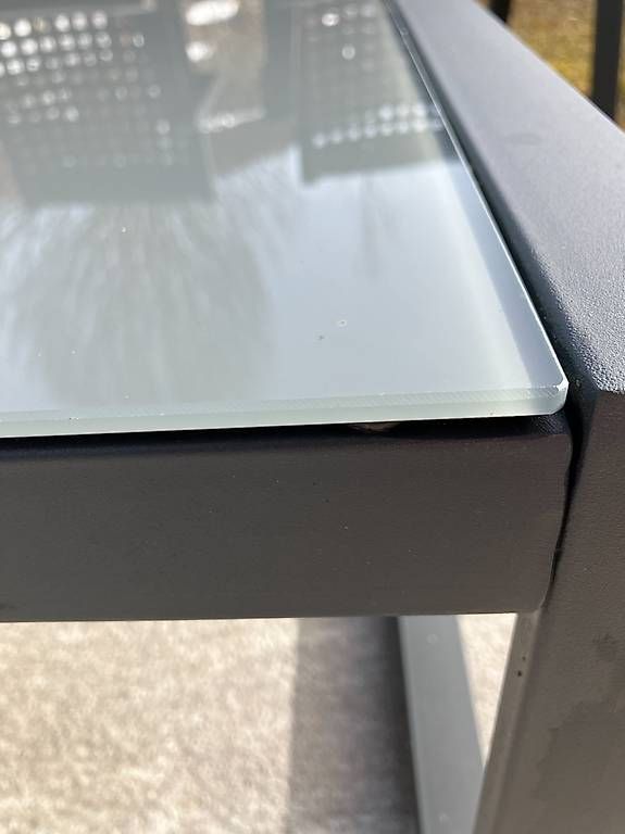 Tische: Glas Gartentisch – Gebraucht aus Adlikon von Tobi1515 1