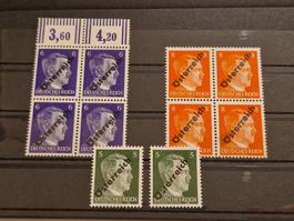 Deutsches Reich Adolf Hitler Briefmarken postfrisch
