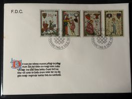 FDC mit Serie von 1962, entwertet in Vaduz