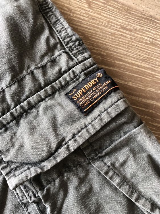 Short Superdry Pour Homme - Taille Grand, Coupe Régulière, 100% Coton - Multicolore