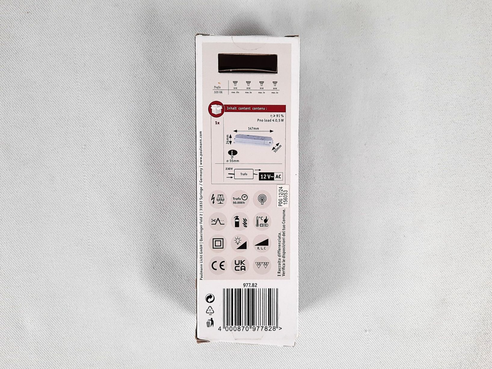 Paulmann Elektronikbauteile: PAULMANN-Trafo-Flat-12V – Neu (gemäss Beschreibung) aus Beinwil am See von Restwert_Beinwil 1