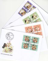 SBK J377A - J380A im 4er-Block FDC