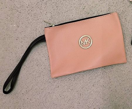 Clutch Damen Tasche MK rosa Handtasche