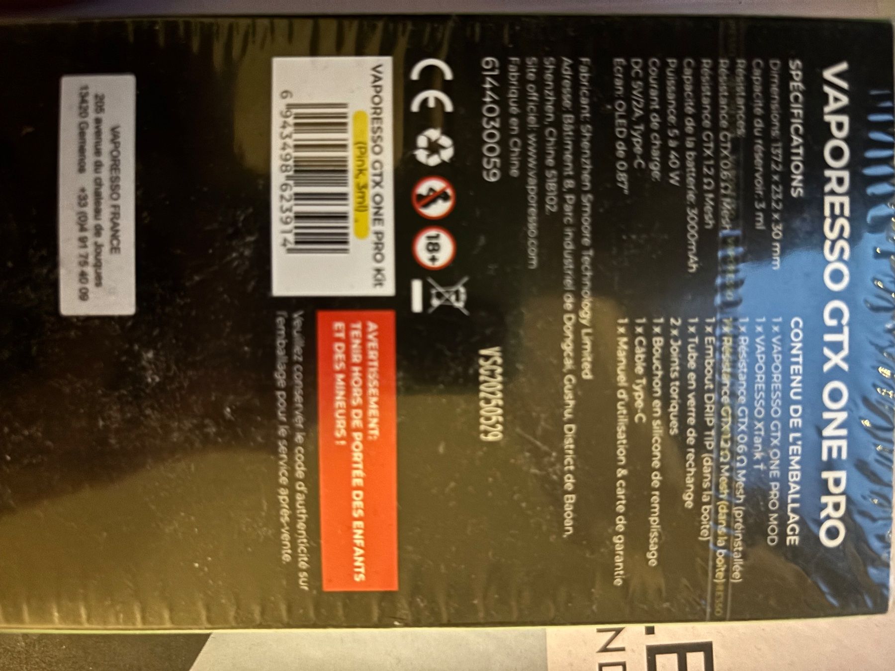 Vaporesso Sonstige Tabakwaren: vaporesso gtx 1 pro – Neu und originalverpackt aus Zürich von soniabrechbuehl 1