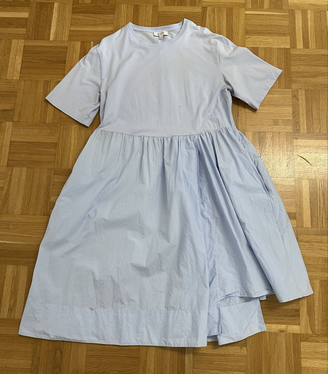 Cos Vestiti: COS Midikleid hellblau Gr. L – Usato da Zürich venduto da alex124