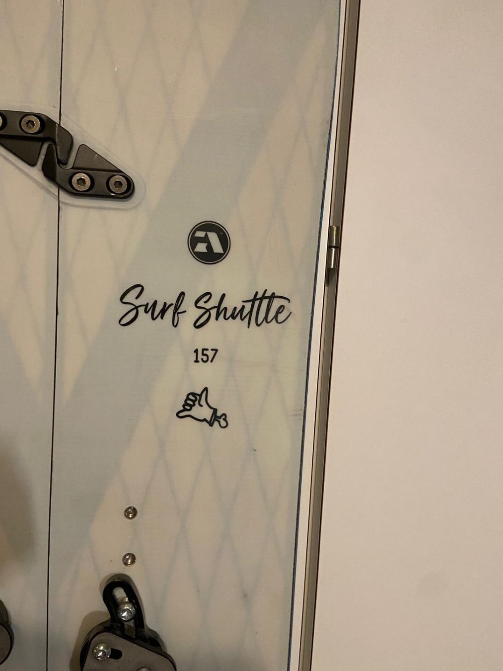 Board: Amplid Surf Shuttle 157 Splitboard mit Fell + Fellsack – Usato da Baar venduto da Guitarjizz 1