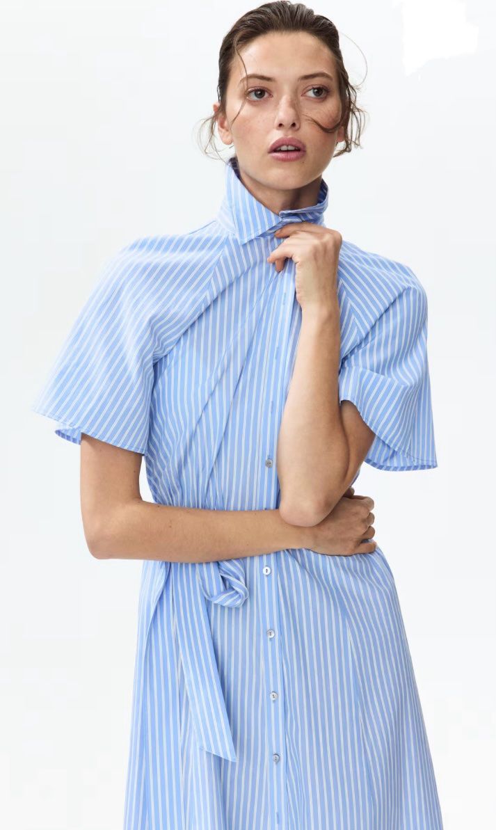 H&M Vestiti: Hemdkleid blau weiss gestreift Neu! – Nuovo (secondo la descrizione) da Luzern venduto da Sommer_26 3