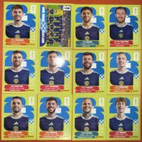 Panini Fussballkarten Schottland Spieler Grösse 6.8cm x 10.4